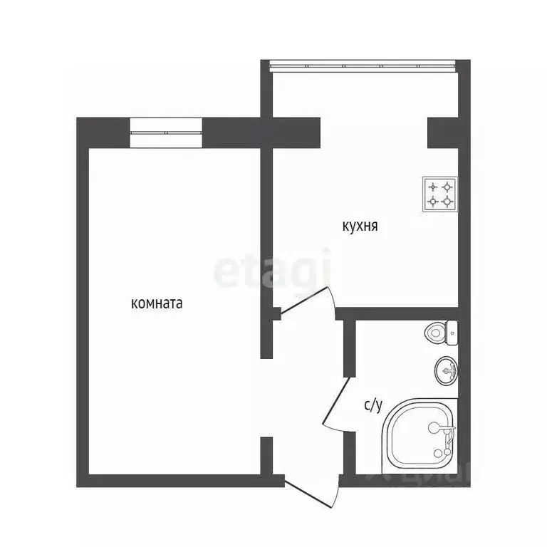 1-к кв. Курганская область, Курган Солнечный бул., 26к5 (38.7 м) - Фото 2