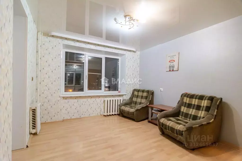 1-к кв. Карелия, Петрозаводск Московская ул., 10 (35.0 м) - Фото 0