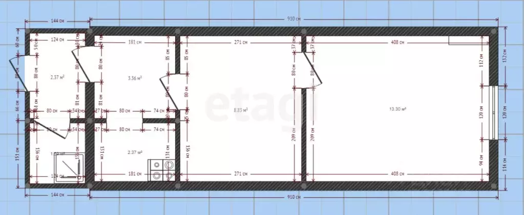 2-к кв. Крым, Сакский район, Ореховское с/пос, с. Михайловка ул. ... - Фото 2