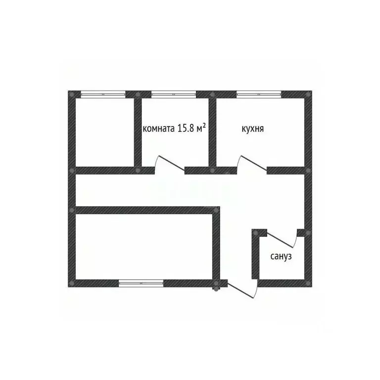 Комната Краснодарский край, Геленджик ул. Гринченко, 38 (15.8 м) - Фото 1