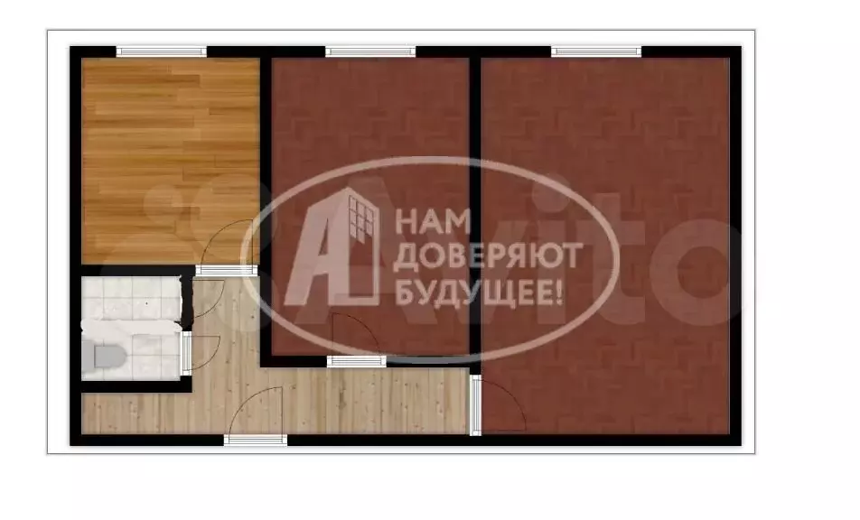2-к. квартира, 45 м, 4/9 эт. - Фото 0
