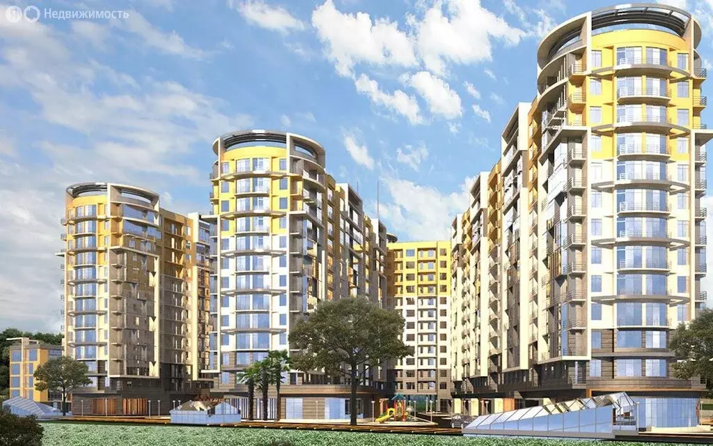 Квартира-студия: Сочи, микрорайон Мамайка, Крымская улица, 89 (37 м) - Фото 1