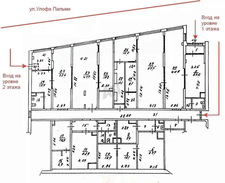 Помещение свободного назначения в Москва ул. Улофа Пальме, 1 (469 м) - Фото 2
