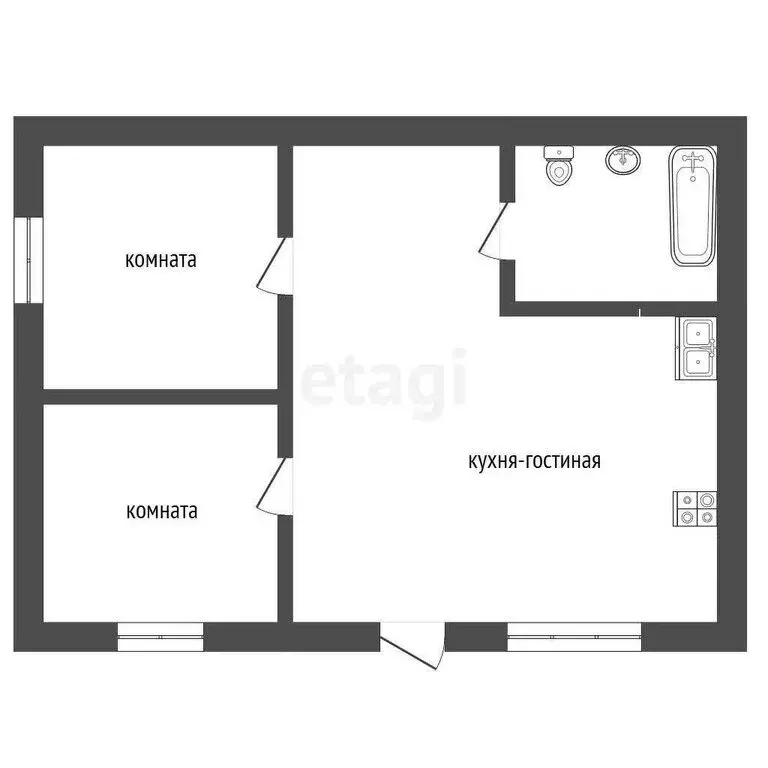 Дом в Балаклава, садоводческое товарищество Керамик (110 м) - Фото 1