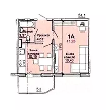 1-к кв. Московская область, Солнечногорск городской округ, Голубое пгт ... - Фото 1