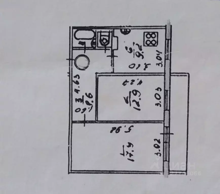 2-к кв. Марий Эл, Йошкар-Ола Ленинский просп., 18 (56.2 м) - Фото 1