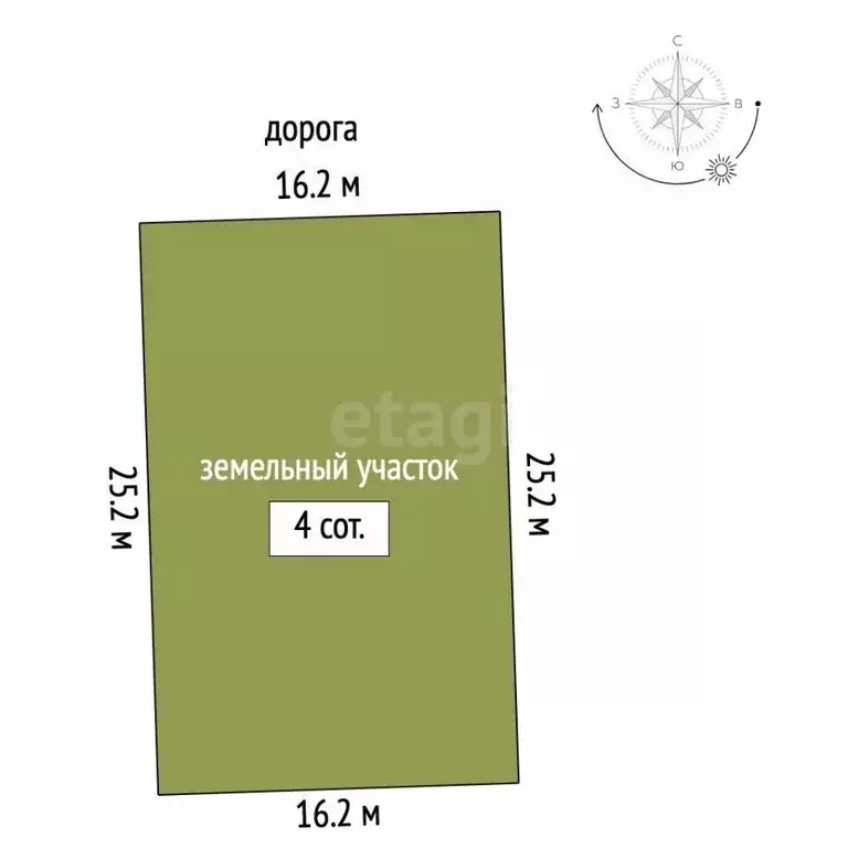 Участок в Ростовская область, Аксай ул. Волгоградская (4.0 сот.) - Фото 2