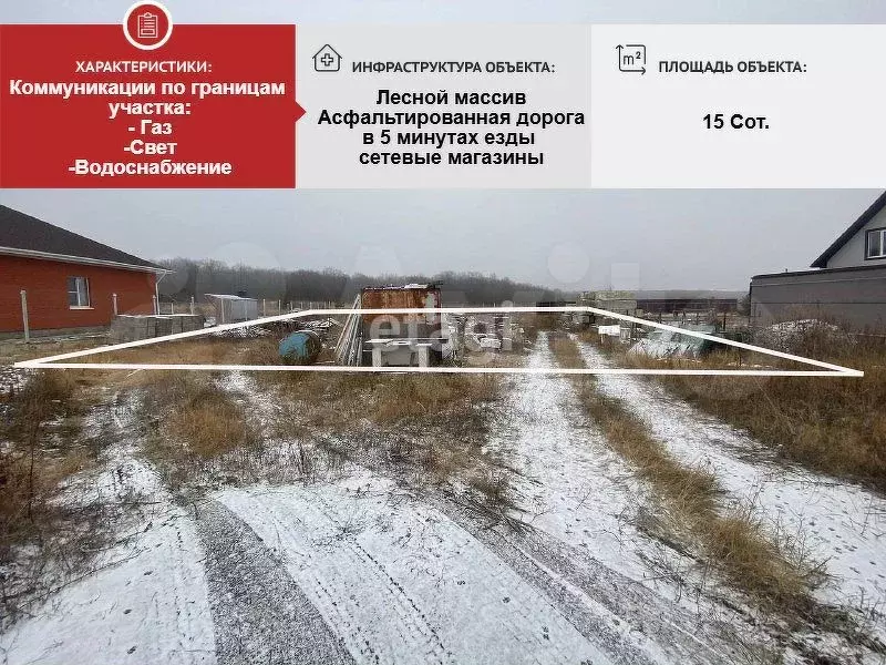 Участок 15 сот. (ИЖС) - Фото 0