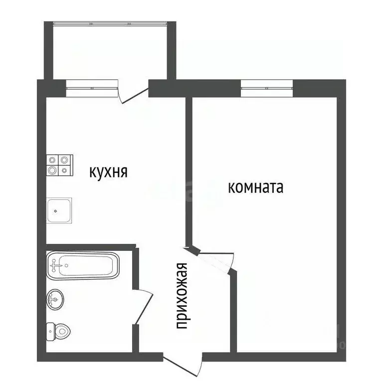 1-к кв. Воронежская область, Воронеж ул. Шидловского, 26 (37.3 м) - Фото 2