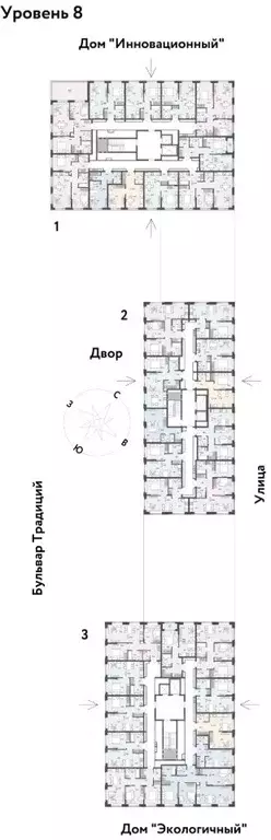 2-к кв. Тюменская область, Тюмень ул. Андрея Кореневского, 3к2 (47.14 ... - Фото 1