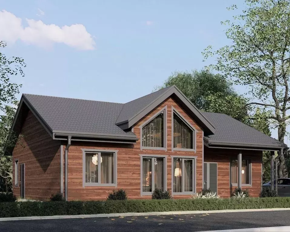 Дом в Ленинградская область, Всеволожский район, Агалатовское с/пос, ... - Фото 2