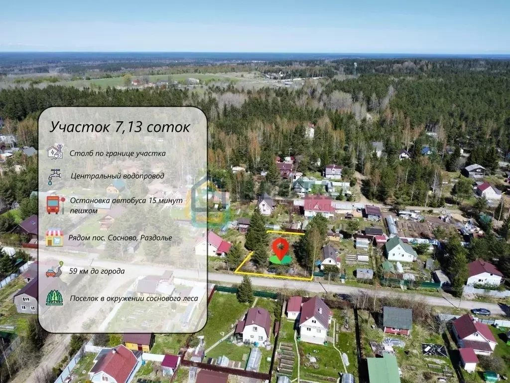 Участок в Ленинградская область, Приозерский район, Раздольевское ... - Фото 0