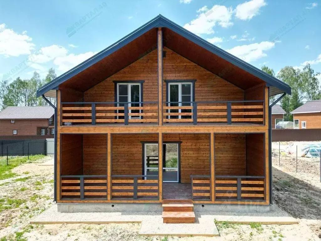 Дом в Калужская область, Боровский муниципальный округ, Совьяки с/пос, ... - Фото 2