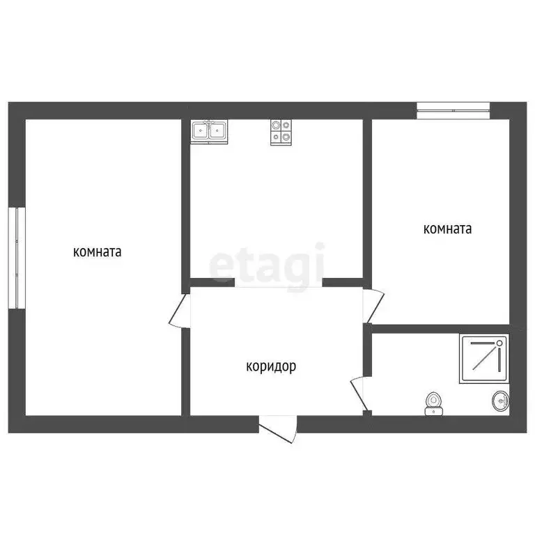 Дом в село Обуховское, Набережная улица (40 м) - Фото 1