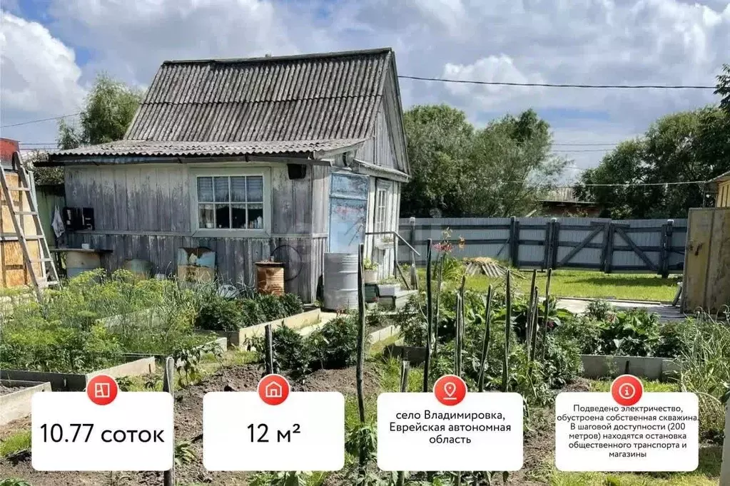 Дом в Еврейская автономная область, Смидовичский район, Владимировское ... - Фото 1