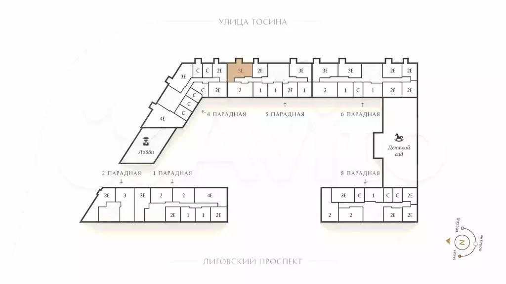 2-к. квартира, 67,2 м, 13/14 эт. - Фото 1