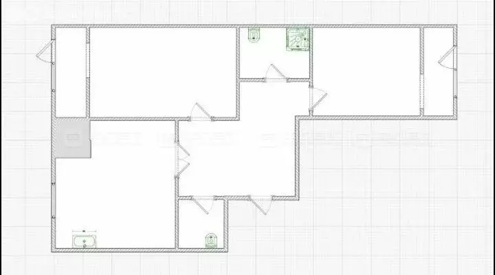 1-комнатная квартира: Казань, Чистопольская улица, 70 (68.5 м) - Фото 2