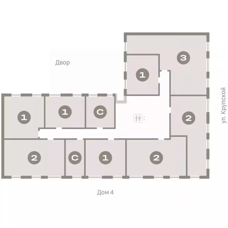 3-к кв. Омская область, Омск  (86.89 м) - Фото 1