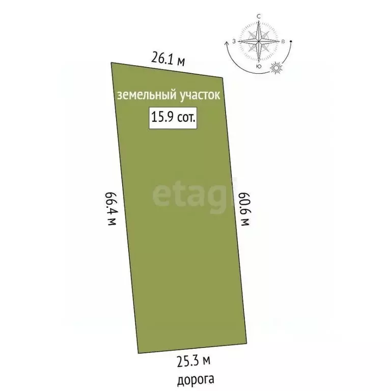Участок в Костромская область, Кострома  (20.0 сот.) - Фото 1