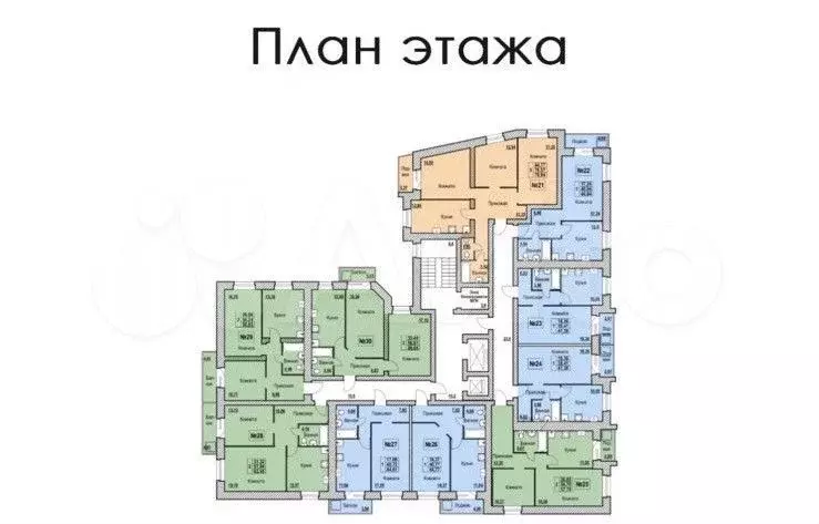 1-к. квартира, 44,9 м, 3/10 эт. - Фото 1