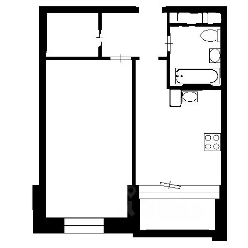 1-к кв. Москва Внуковское поселение, бул. Андрея Тарковского, 9 (45.0 ... - Фото 2