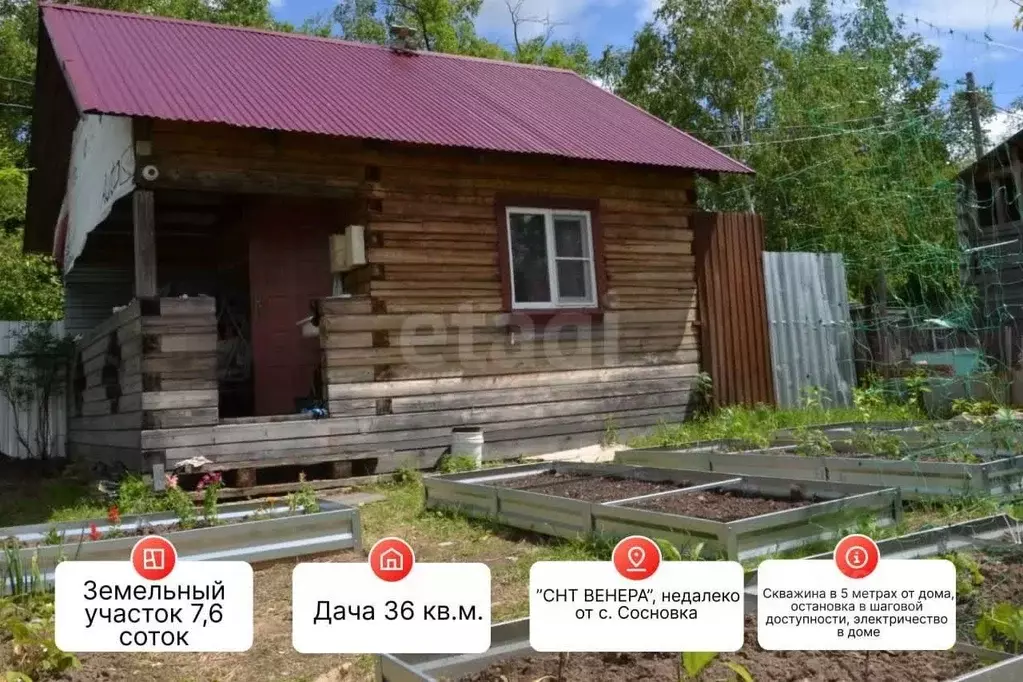 Дом в Хабаровский край, Хабаровский район, Венера СНТ 15 (36 м) - Фото 2