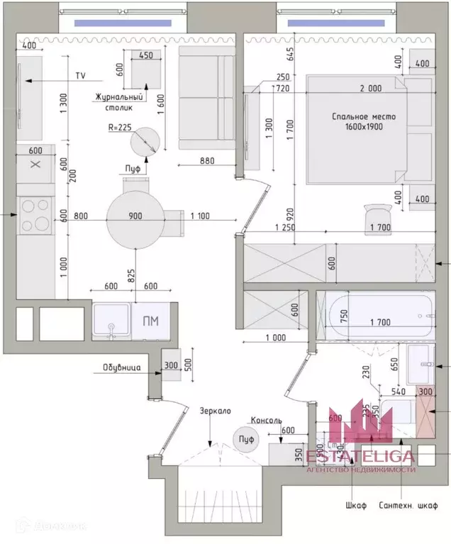 Продаётся 1-к квартира, 41 м - Фото 1