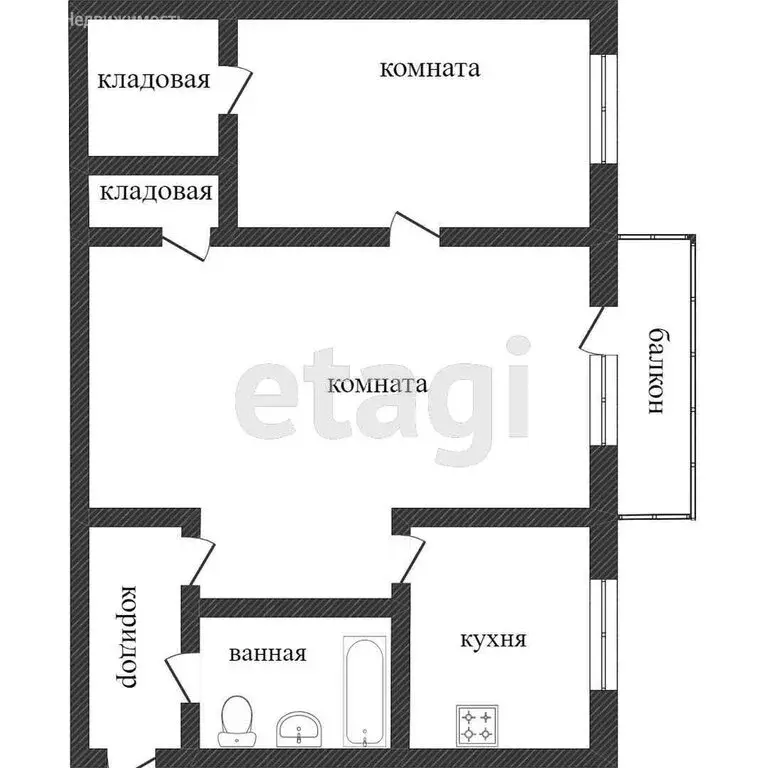 2-комнатная квартира: Нижний Тагил, улица Пархоменко, 101 (45.5 м) - Фото 1