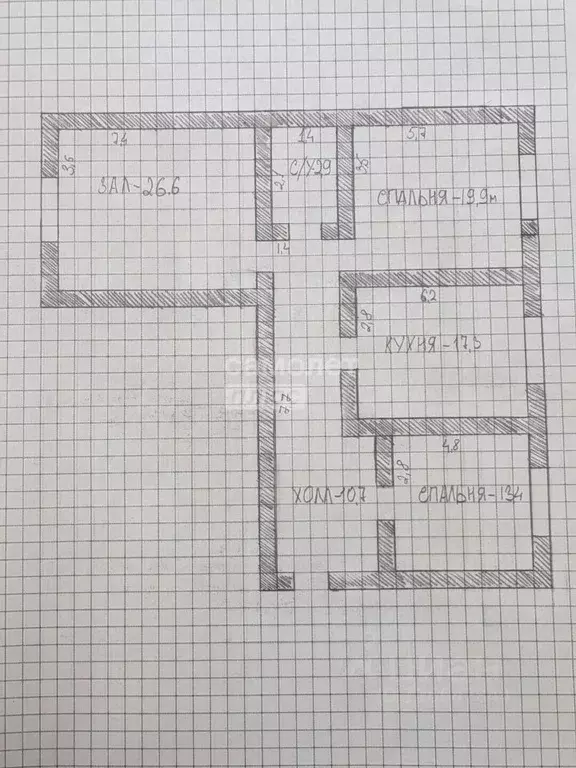 3-к кв. Дагестан, Дербент ул. Сальмана, 89Е (95.0 м) - Фото 2