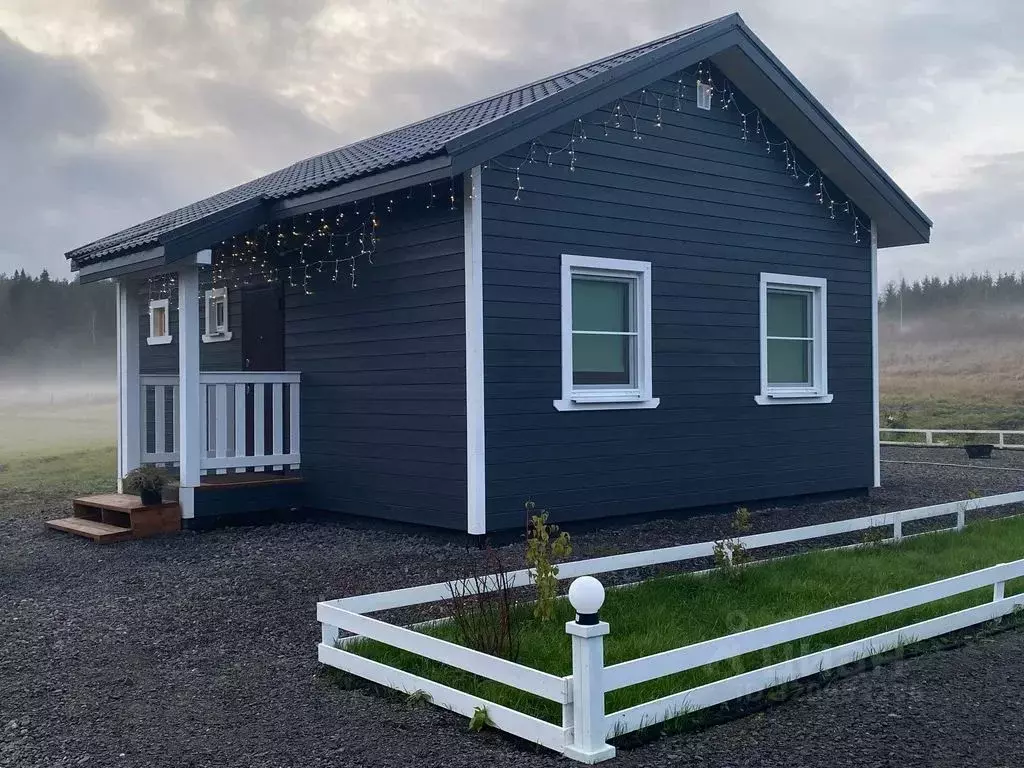 Дом в Карелия, Лахденпохский муниципальный округ, пос. Куркиеки  (60 ... - Фото 1