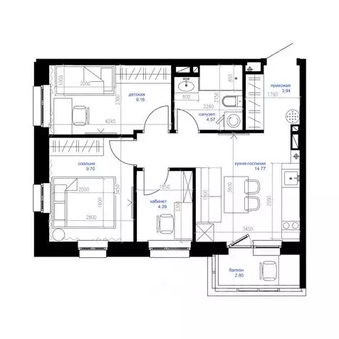 1-к кв. Приморский край, Владивосток Сердце квартала жилой комплекс ... - Фото 1