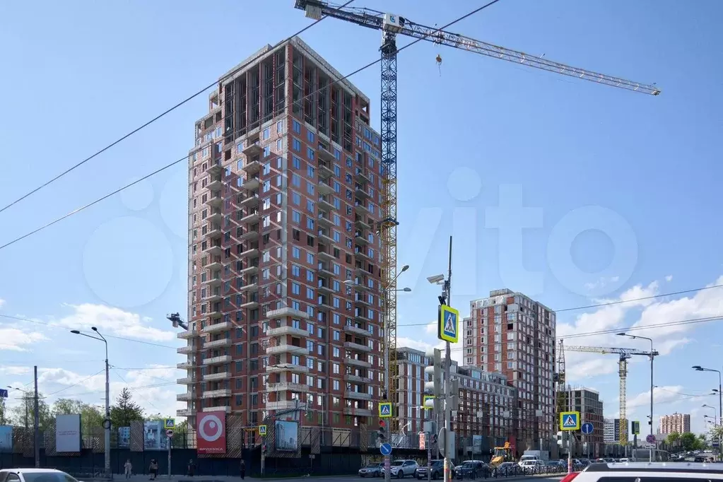 1-к. квартира, 48,5 м, 4/24 эт. - Фото 1