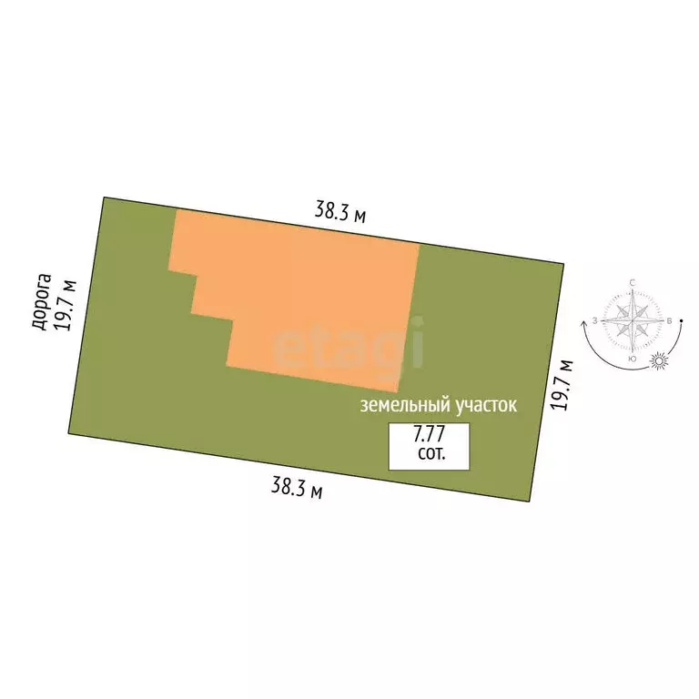 Дом в село Шалушка, Восточный переулок (180 м) - Фото 1