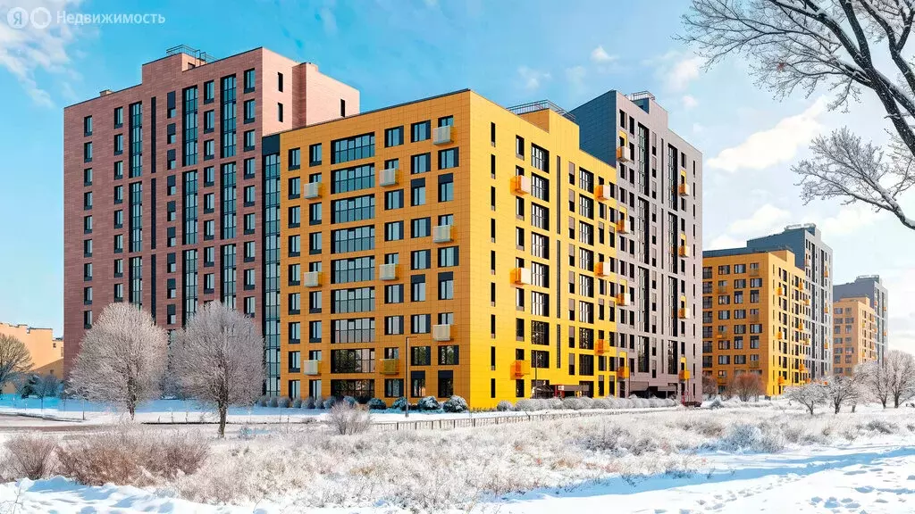 3-комнатная квартира: Санкт-Петербург, улица Лидии Зверевой, 6 (86.8 ... - Фото 1