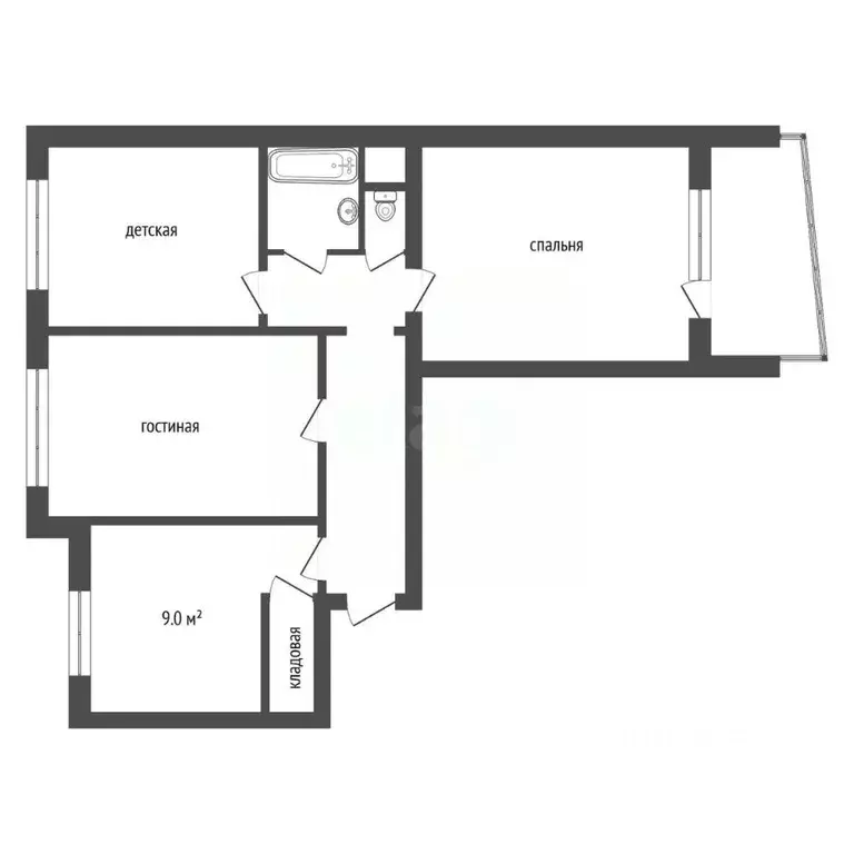 3-к кв. Владимирская область, Муром ул. Щербакова, 27 (63.4 м) - Фото 2