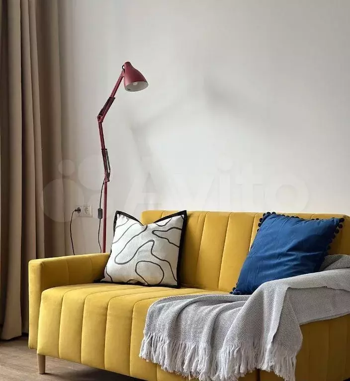 1-к. квартира, 39 м, 6/9 эт. - Фото 0