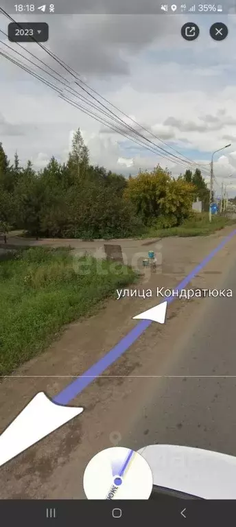 Участок в Омская область, Омск ул. Кондратюка, 85 (8.0 сот.) - Фото 1