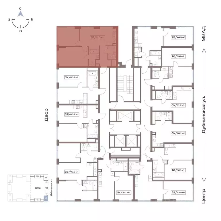 2-к кв. Москва Северный ао, Восточное Дегунино р-н, Акценты жилой ... - Фото 2