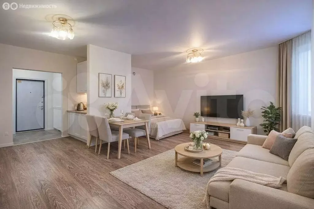 Квартира-студия: Челябинск, улица Братьев Кашириных, 131А (30.5 м) - Фото 1