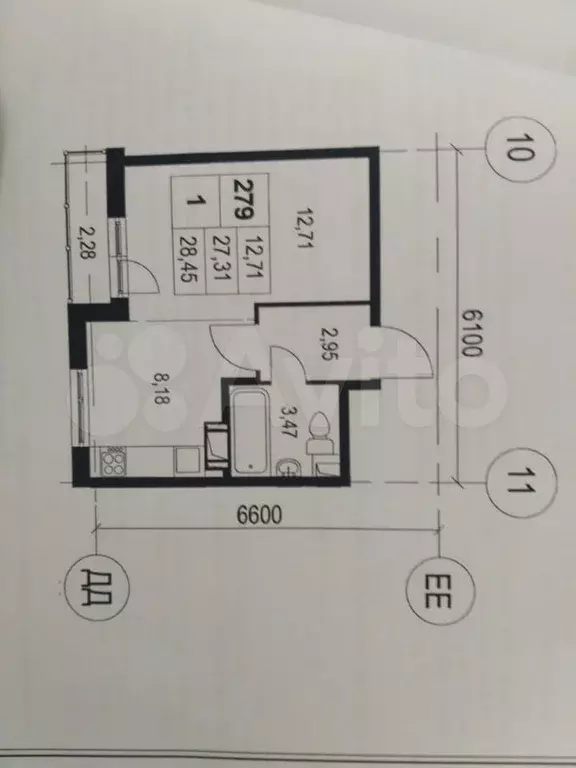 Квартира-студия, 30 м, 7/8 эт. - Фото 0