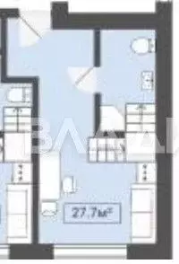 1-к кв. Санкт-Петербург Прилукская ул., 35 (27.7 м) - Фото 2