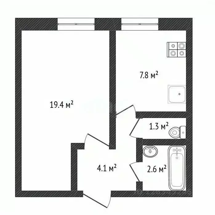 1-к кв. Нижегородская область, Нижний Новгород ул. Звездинка, 5 (34.7 ... - Фото 2