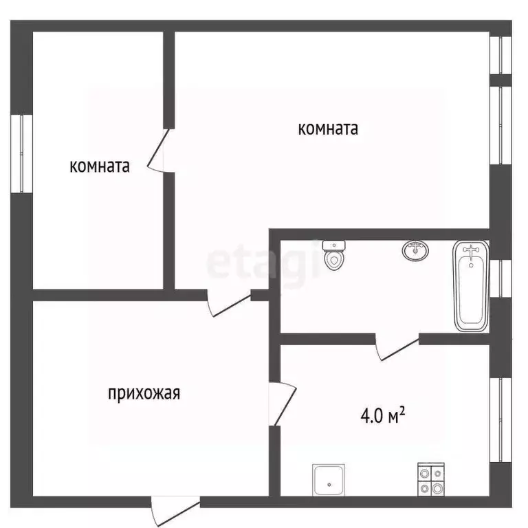 2-к кв. Крым, Евпатория ул. Демышева, 24 (30.1 м) - Фото 1