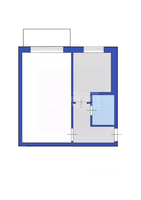1-к кв. Кемеровская область, Кемерово Пролетарская ул., 15А (31.0 м) - Фото 2