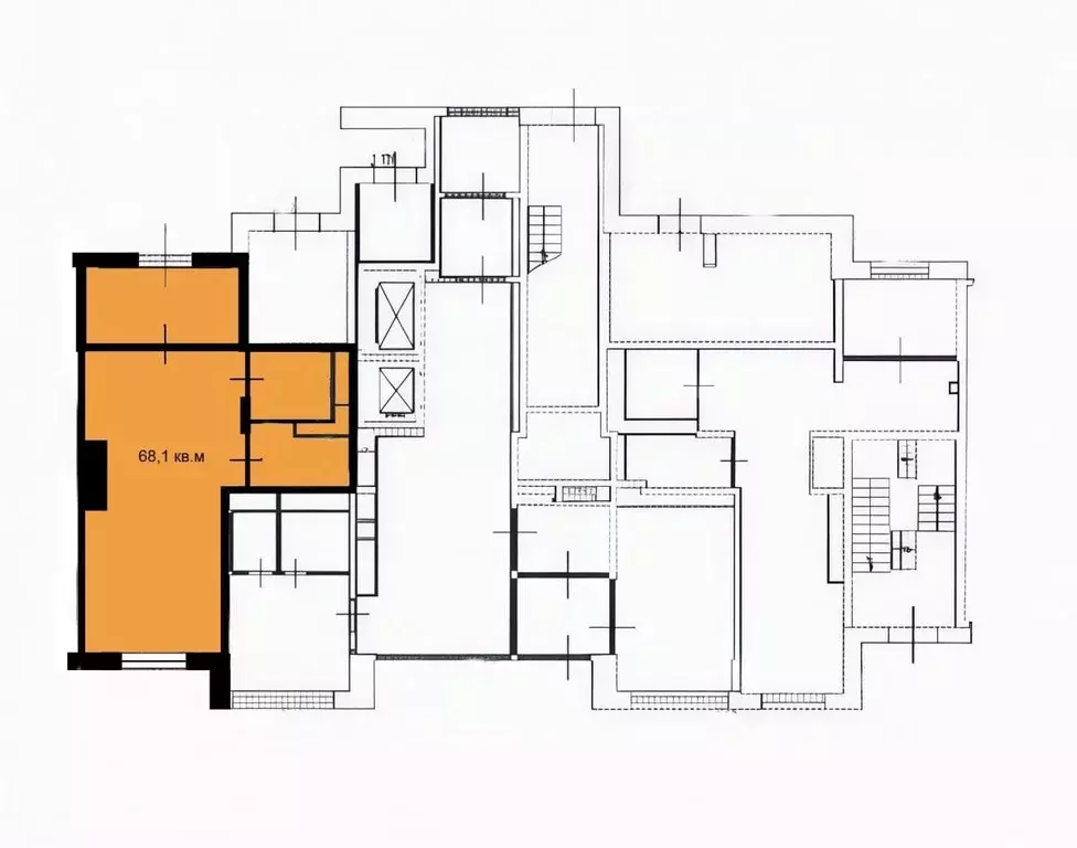 Помещение свободного назначения в Москва проезд Шелихова, 9к1 (68 м) - Фото 2