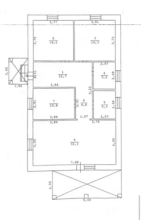 Дом в Башкортостан, Уфа городской округ, с. Нагаево ул. Шахматная (102 ... - Фото 2