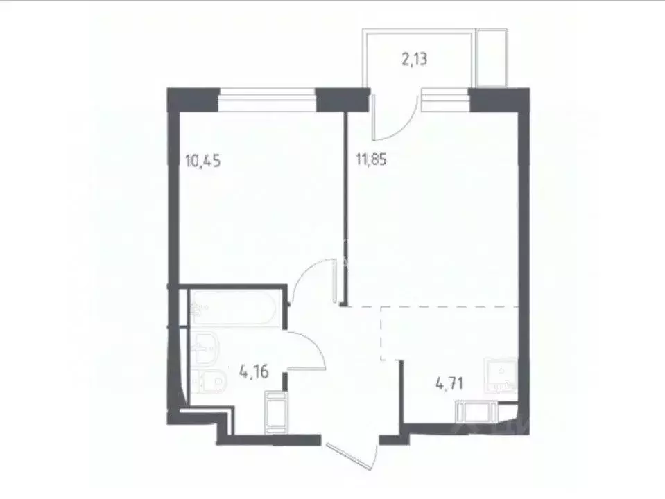 1-к кв. Москва Рязановское поселение, ул. Уточкина, 5к2 (35.97 м) - Фото 1