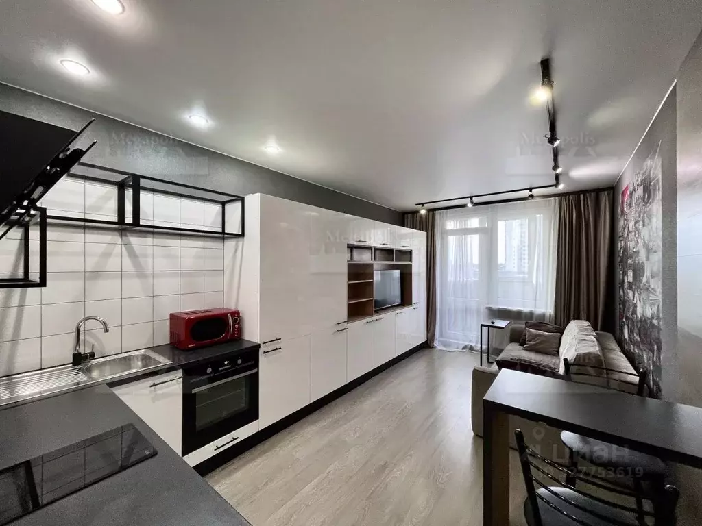 Студия Санкт-Петербург ул. Оптиков, 37 (29.0 м) - Фото 2