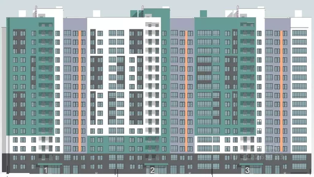 1-к кв. Омская область, Омск ул. Завертяева, 18к12 (44.79 м) - Фото 2