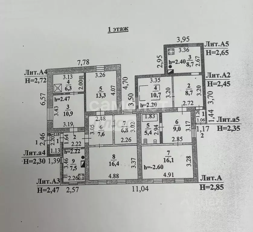 Дом в Липецкая область, Липецк Цимлянская ул., 32 (65 м) - Фото 1
